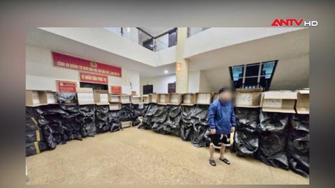 Bắt giữ vụ vận chuyển gần 70.000 bao thuốc lá lậu trên QL9