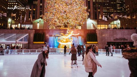 Người dân New York trượt băng mừng Giáng sinh
