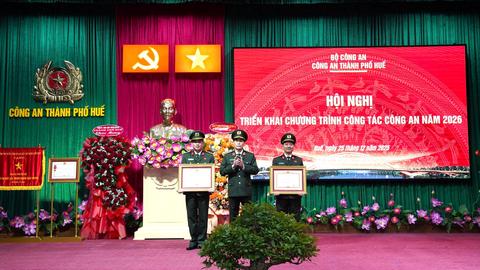 Công an thành phố Huế triển khai công tác năm 2026 