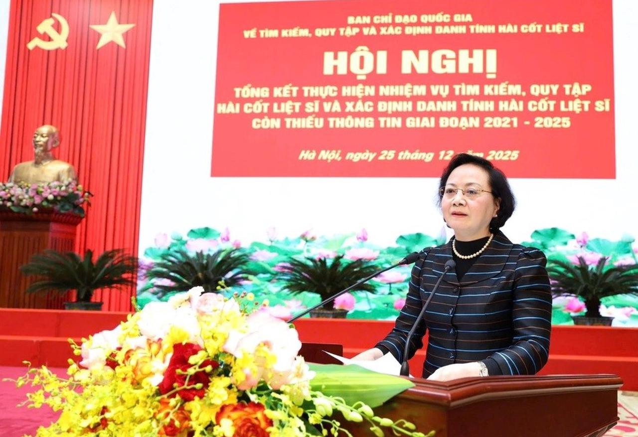 Nâng cao hiệu quả tìm kiếm, quy tập hài cốt liệt sĩ