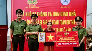 Công an Khánh Hòa bàn giao căn nhà thứ 11 trong chiến dịch Quang Trung 