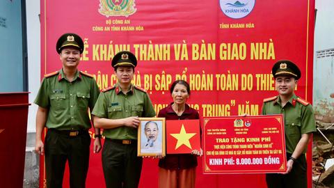 Công an Khánh Hòa bàn giao căn nhà thứ 11 trong chiến dịch Quang Trung 