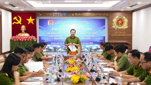 Phòng ngừa, ứng phó với an ninh phi truyền thống vùng chiến lược Tây Nam Bộ