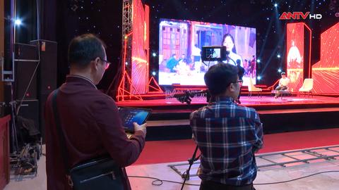 Không khí sản xuất chương trình Tết tại ANTV