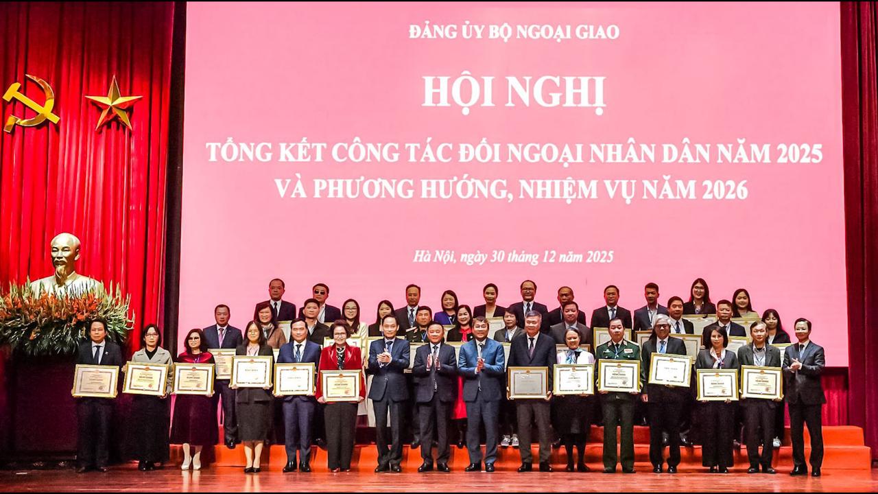 Tổng kết công tác Đối ngoại nhân dân năm 2025
