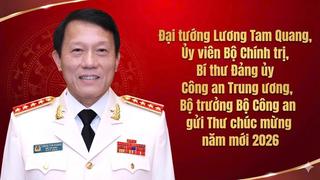 Bộ trưởng Lương Tam Quang gửi Thư chúc mừng năm mới 2026