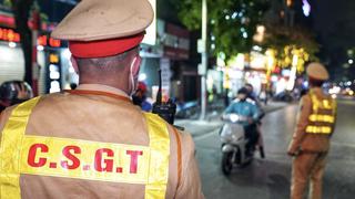 Hà Nội: Xử lý hơn 300 trường hợp vi phạm nồng độ cồn