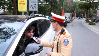 Phát hiện 3.373 trường hợp vi phạm nồng độ cồn trong ngày 2/1