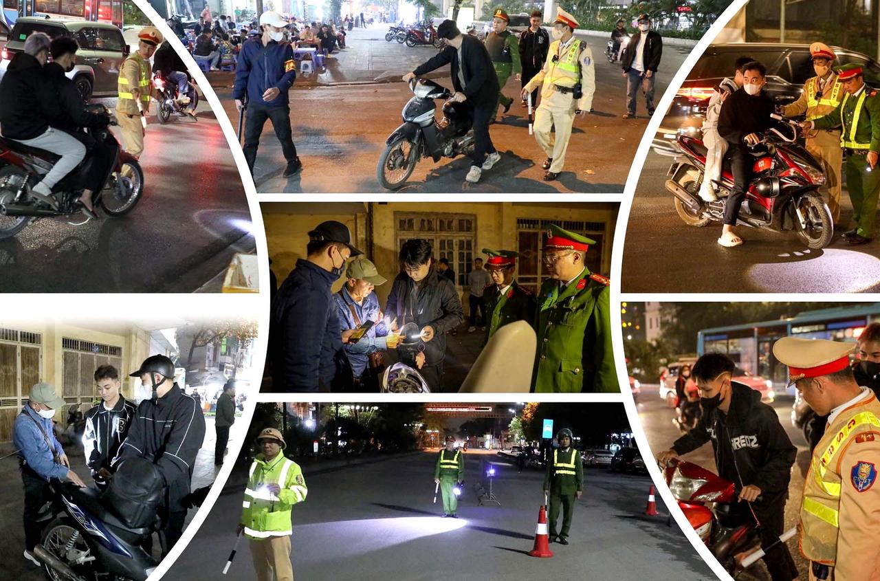 Công an Hà Nội thu hồi nhiều hung khí nguy hiểm 