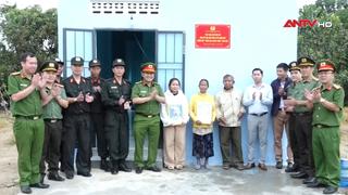 Công an tỉnh Khánh Hòa bàn giao thêm 4 căn nhà cho người dân