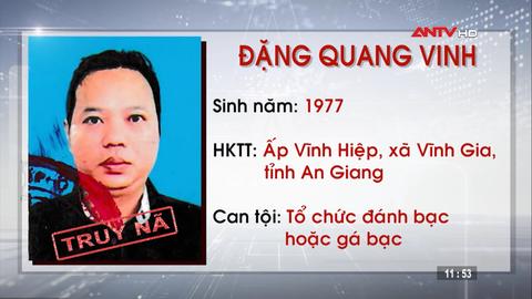 Truy nã đối tượng tội tổ chức đánh bạc hoặc gá bạc