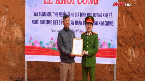 Xây dựng nhà tình nghĩa tặng thân nhân Liệt sĩ CAND