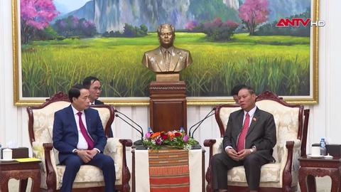 Lãnh đạo Bộ Công an Việt Nam chúc mừng thành công Đại hội Đảng Nhân dân cách mạng Lào