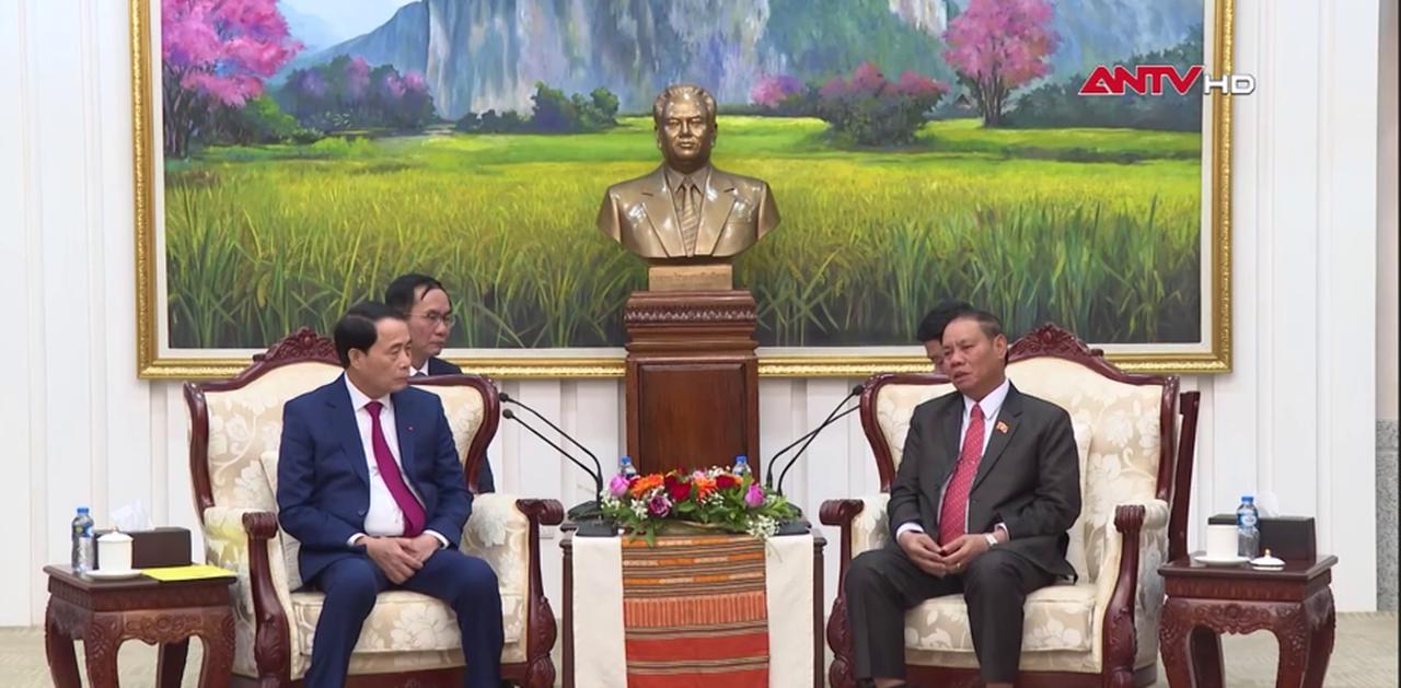 Lãnh đạo Bộ Công an Việt Nam chúc mừng thành công Đại hội Đảng Nhân dân cách mạng Lào