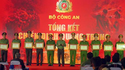 Lực lượng Công an hoàn thành xuất sắc “Chiến dịch Quang Trung”