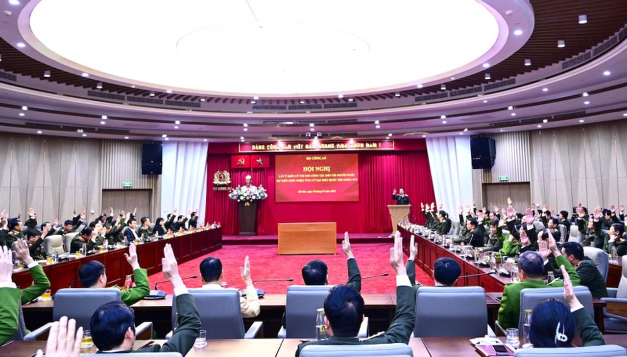 Bộ Công an giới thiệu người ứng cử đại biểu Quốc hội khoá XVI