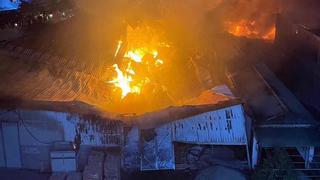 Vụ cháy xưởng gỗ và xưởng tái chế nhựa: không có thiệt hại về người