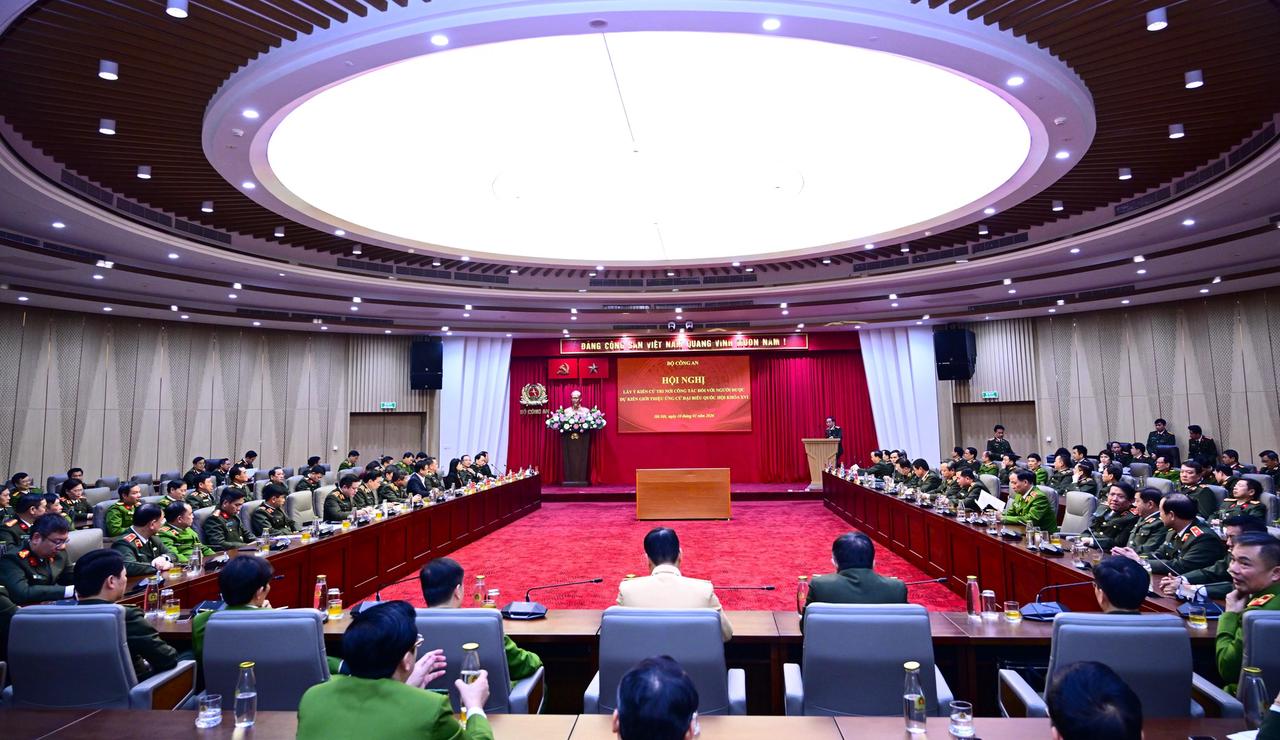 Bộ Công an giới thiệu người ứng cử đại biểu Quốc hội khoá XVI