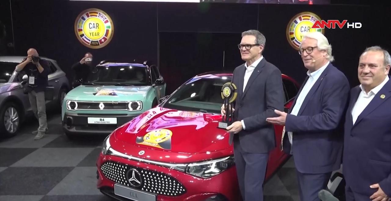 Mercedes-Benz CLA thuần điện chiến thắng giải “Xe của năm 2026”