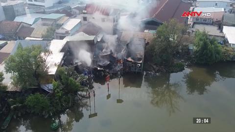   Cháy nhà dân phía sau chợ Bình Trưng