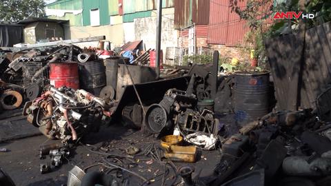 Nguy cơ ô nhiễm từ làng nghề phá dỡ ô tô cũ