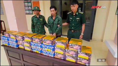 Bắt quả tang đối tượng vận chuyển gần 60kg pháo nổ