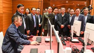 Thường trực Ban Bí thư Trần Cẩm Tú chủ trì sơ duyệt công tác phục vụ Đại hội XIV của Đảng