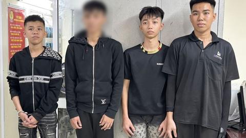 Bắt giữ nhóm thanh thiếu niên cướp tài sản của người nước ngoài