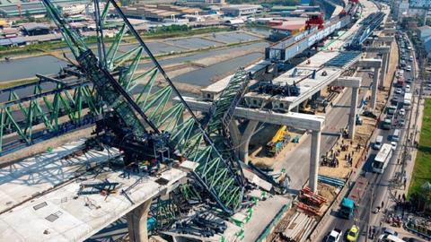 Thái Lan tạm dừng 13 dự án liên quan thảm kịch sập cần cẩu