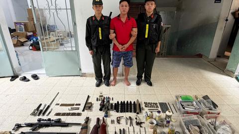 Triệt xóa đường dây mua bán, tàng trữ vũ khí quân dụng quy mô lớn