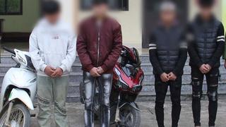 Lào Cai: Xử phạt nhóm thanh thiếu niên đánh võng, bốc đầu xe 