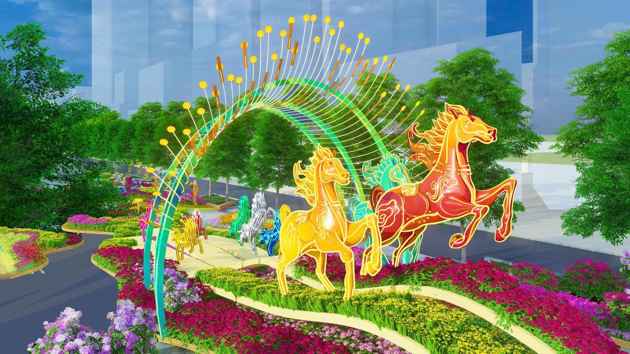 Đường hoa Nguyễn Huệ Tết Bính Ngọ - bản giao hưởng mùa xuân