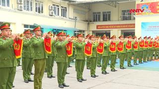 Đoàn Nghi lễ CAND luyện tập cho chương trình nghệ thuật đặc biệt