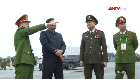 Đảm bảo an ninh trật tự buổi tổng duyệt bắn pháo hoa chào mừng Đại hội Đảng XIV 