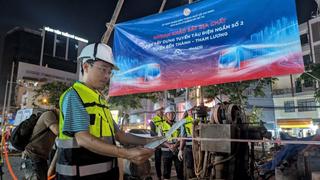 Metro số 2 TP. HCM: Xuyên đêm khoan địa chất