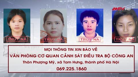 Công an TP Hải Phòng truy nã 4 đối tượng 