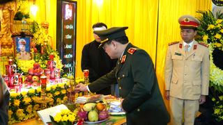 Lễ viếng Trung tá Lao Hoàng Hải hy sinh khi thi hành công vụ