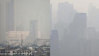 Nồng độ bụi mịn PM2.5 tăng cao trở lại tại Bangkok