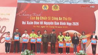 Cán bộ chiến sỹ Công an Thủ đô vui xuân đón Tết