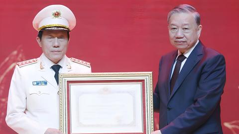 Tổng Bí thư Tô Lâm dự Lễ kỷ niệm 80 năm Ngày truyền thống lực lượng Tình báo Công an nhân dân