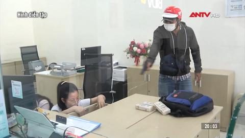 Diễn tập tình huống cướp tài sản tại ngân hàng