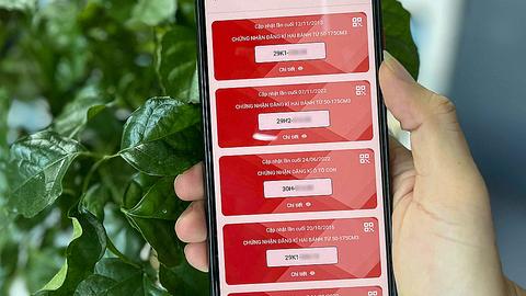 Người dân có thể xóa xe đã bán hay cho tặng qua VneTraffic