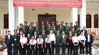 Tổng Bí thư Tô Lâm thăm, chúc Tết cán bộ chiến sĩ Đồn Biên phòng Ea H’Leo