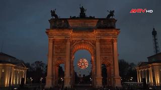  Màn trình diễn kỳ diệu của đài lửa Olympic ở Milan