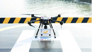 TP.HCM đưa vào hoạt động tuyến giao hàng xuyên biển đầu tiên bằng UAV