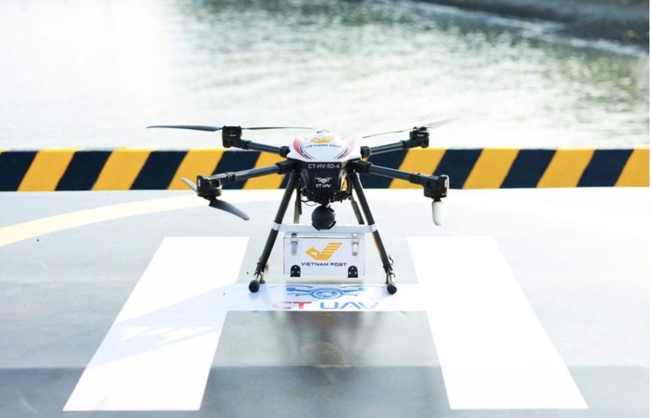 TP.HCM đưa vào hoạt động tuyến giao hàng xuyên biển đầu tiên bằng UAV TP.HCM đưa vào hoạt động tuyến giao hàng xuyên biển đầu tiên bằng UAV