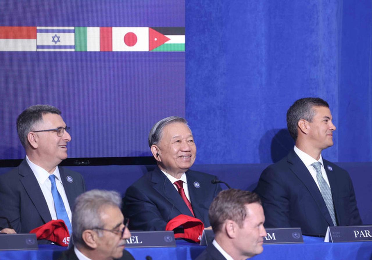 Tổng Bí thư Tô Lâm dự cuộc họp khai mạc Hội đồng Hòa bình về Gaza