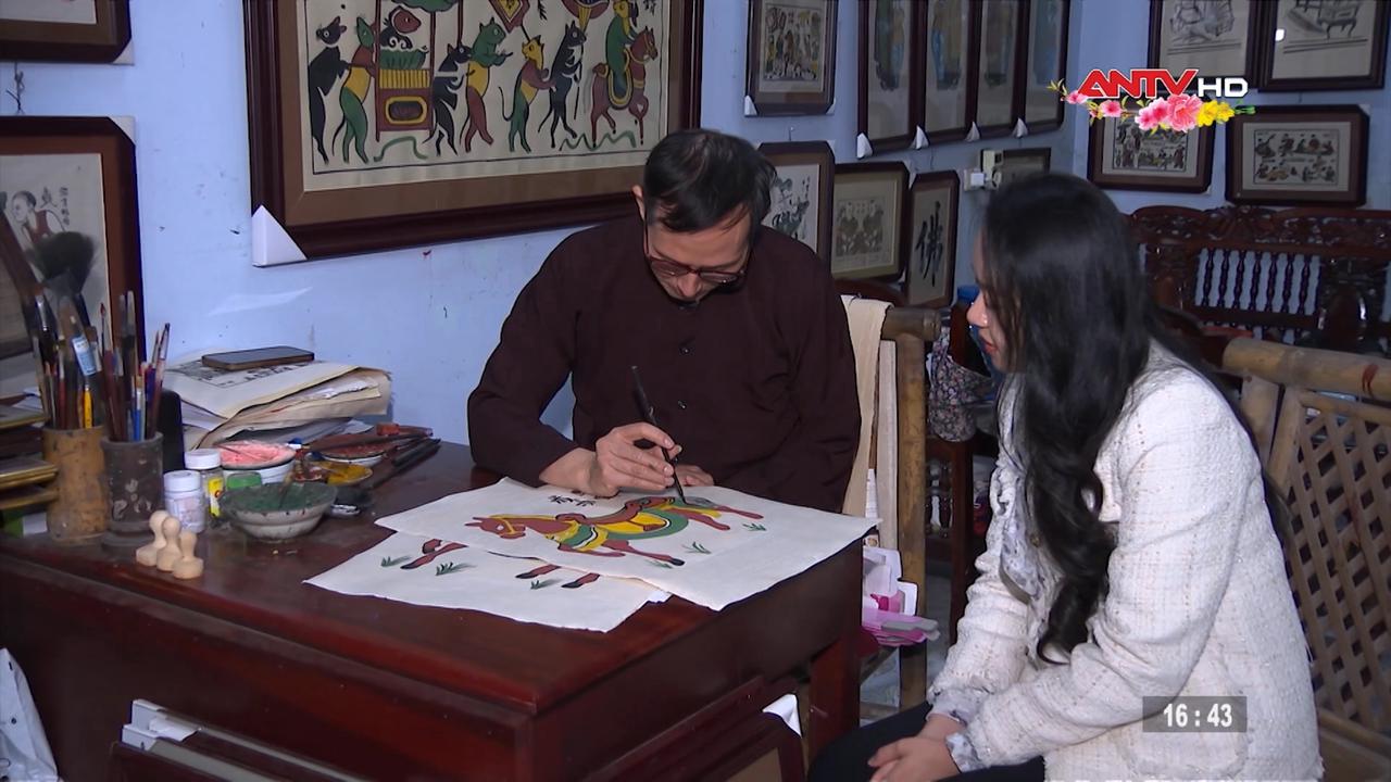 Trải nghiệm làm tranh Đông Hồ cùng nghệ nhân