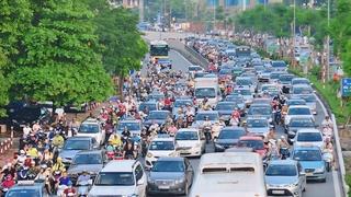 Phân luồng không để ùn tắc tại cửa ngõ vào Thủ đô