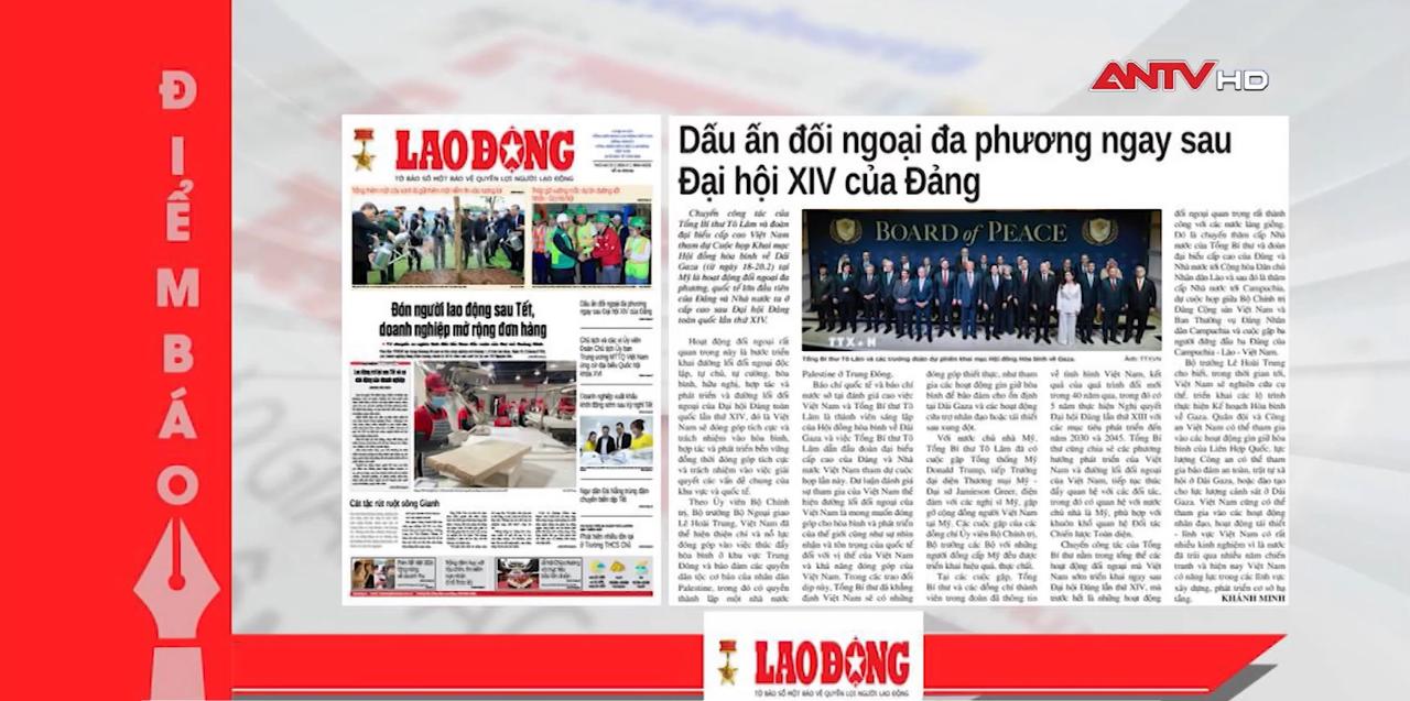 Tin tức nổi bật trên báo ngày 23/02